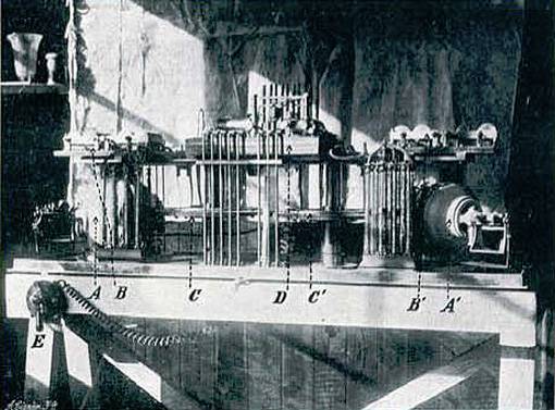 El telekino en el frontón Beti-Jai en 1905