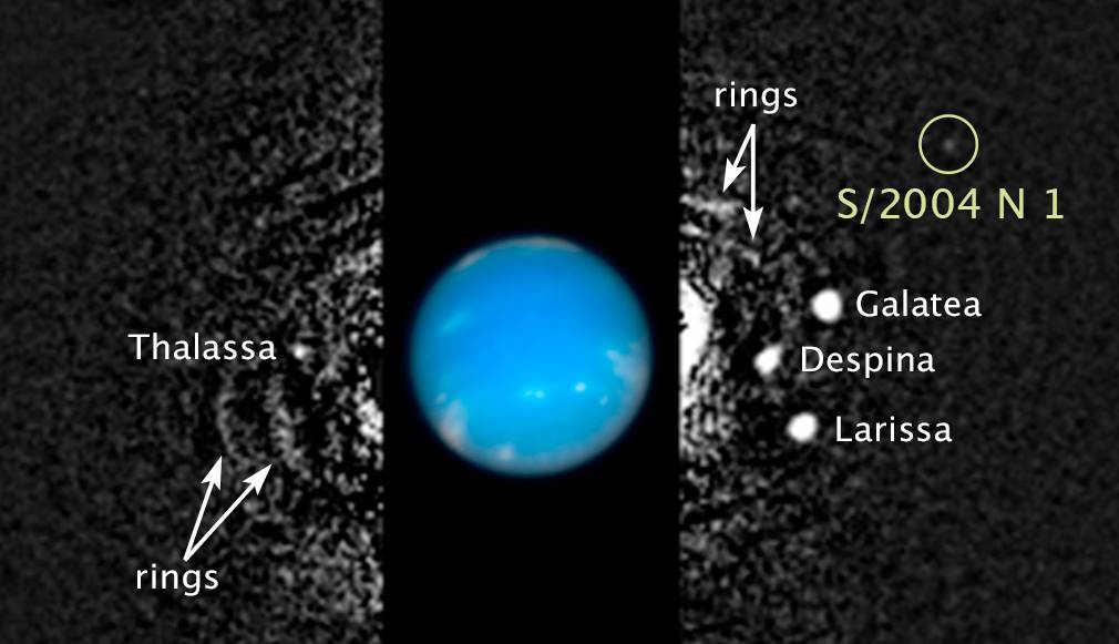 El telescopio Hubble descubre una nueva luna en Neptuno