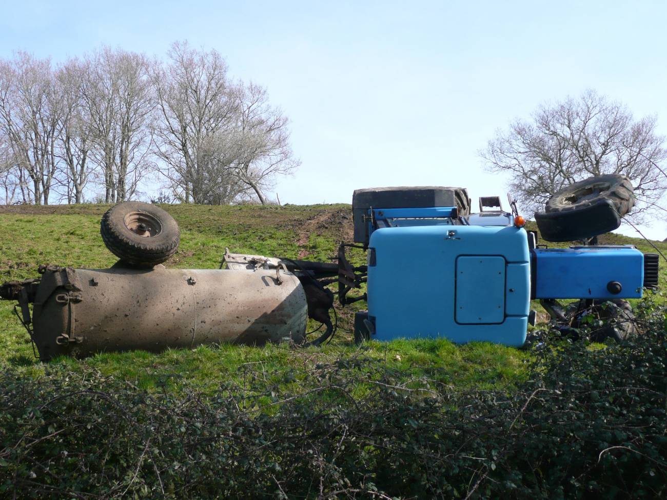 El vuelco por tractor es la primera causa de mortalidad agrícola 