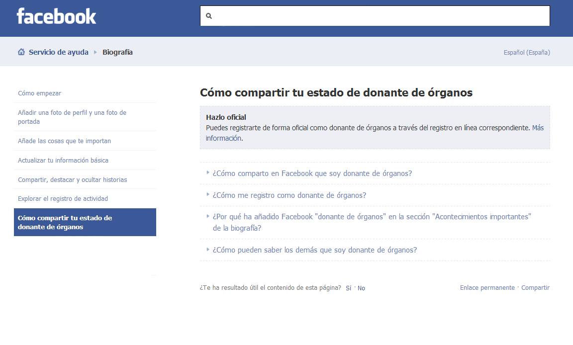 La campaña ha multiplicado la donación de órganos en EEUU. / Facebook