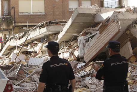 Fig. 2: Daños producidos por el terremoto de Lorca. 