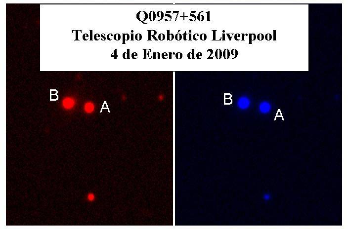 Resuelven el misterio del brillo del cuásar gemelo (II)