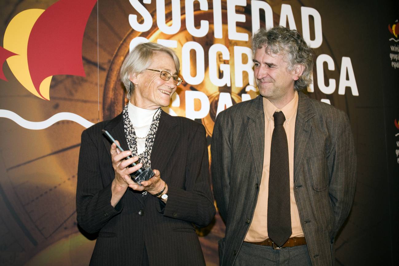 La Sociedad Geográfica Española premia al antropólogo Claude Lèvi-Strauss