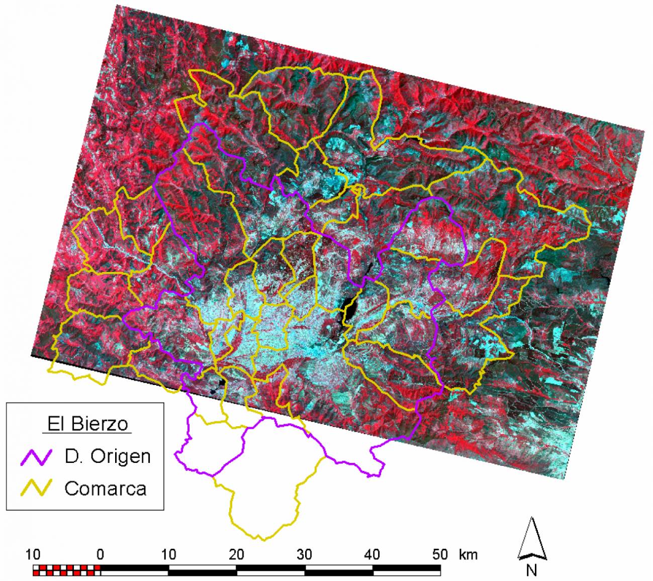 Calculan el área de los viñedos de El Bierzo por satélite 