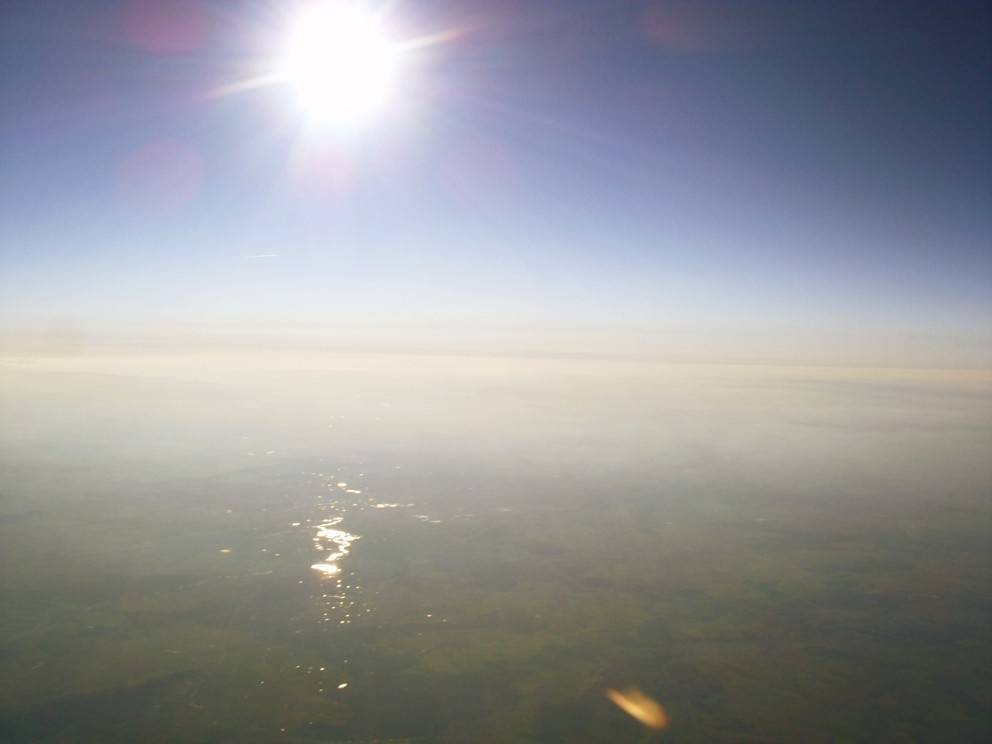 Imagen captada a varios kilómetros de altura
