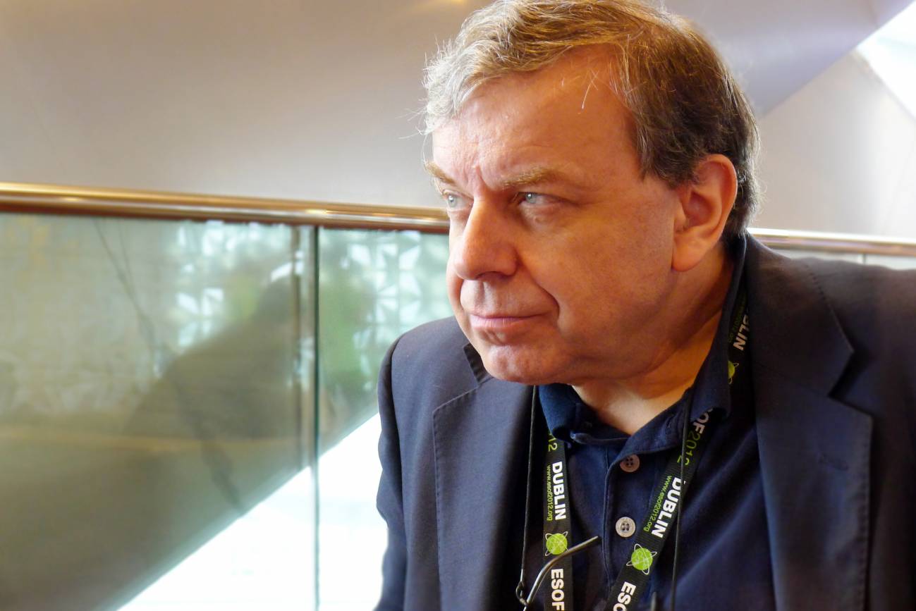 Philip Campbell durante el Euroscience Open Forum en Dublín. Imagen: SINC 