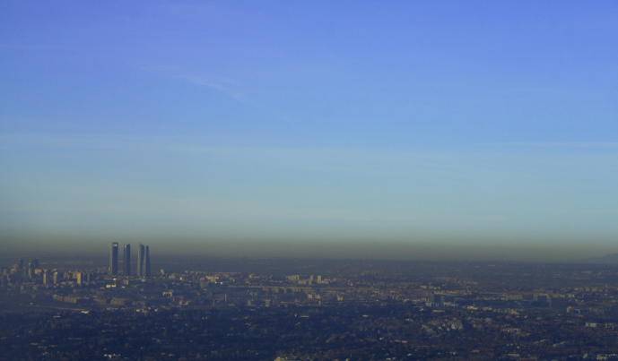 La contaminación del aire de Madrid supera los límites de la Unión Europea