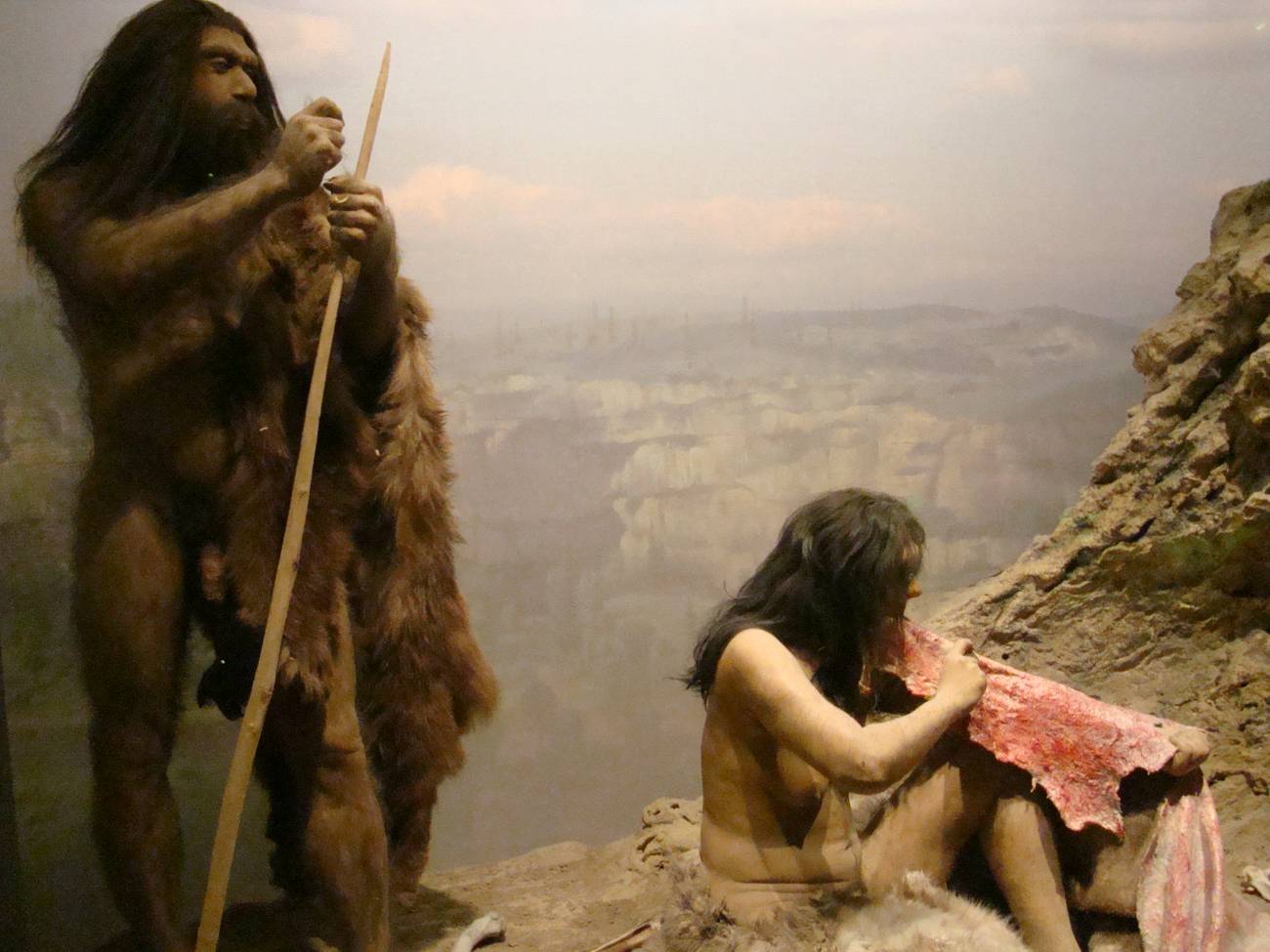 Según el estudio, los neandertales empezaron a disminuir mucho antes de la erupción del volcán y de los periodos de cambio climático severo. Imagen: IslesPunkFan. 