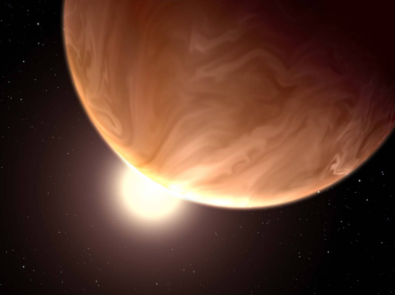 Las nubes cubren los cielos de dos exoplanetas 