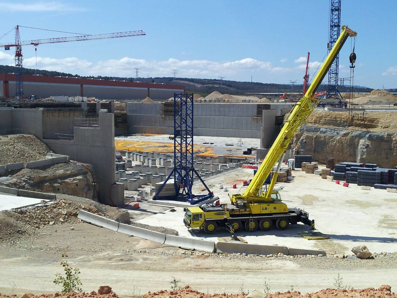 Las obras del ITER avanzan en la Provenza