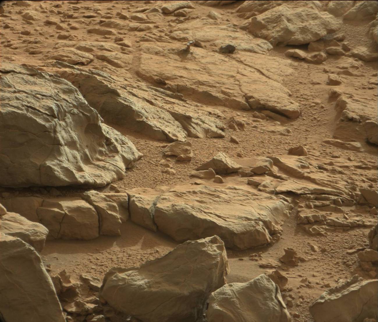 Las rocas de Marte también adoptan formas raras
