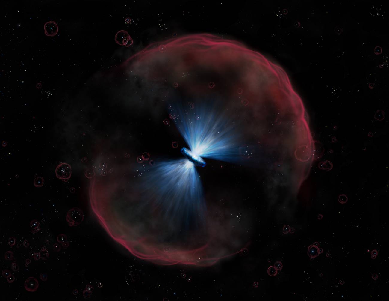 Localizan el quásar más distante y brillante