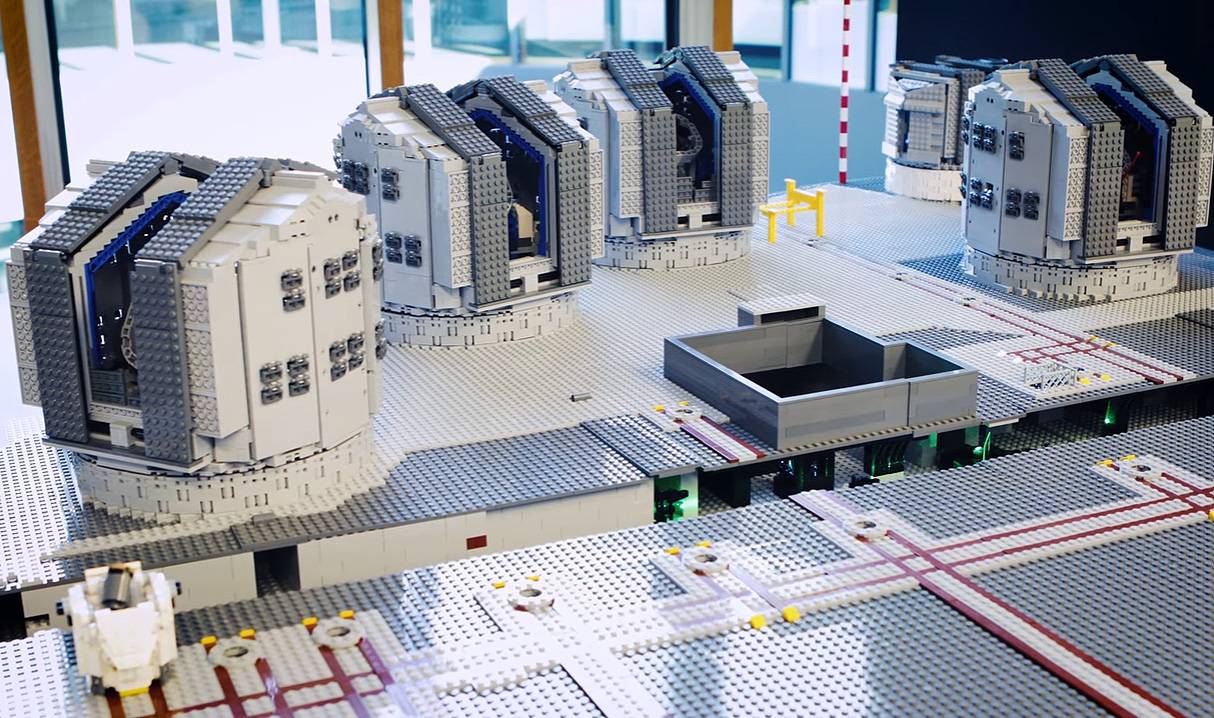 Los astrónomos construyen un superobservatorio con piezas de LEGO