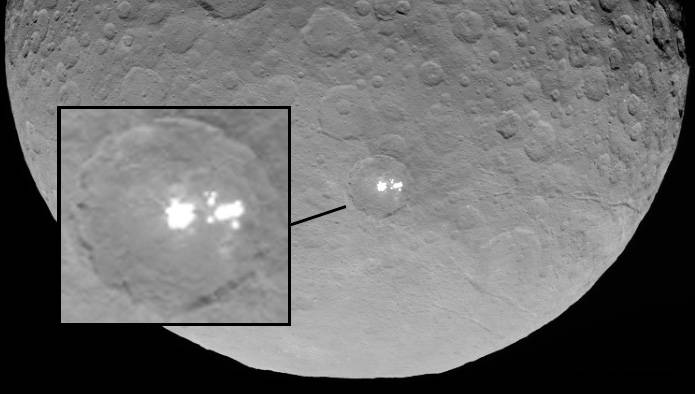 Los misteriosos puntos brillantes de Ceres son más de dos