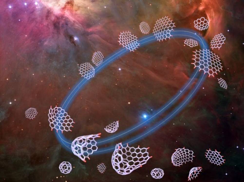 Modelos cuánticos relacionan las formas del carbono interestelar