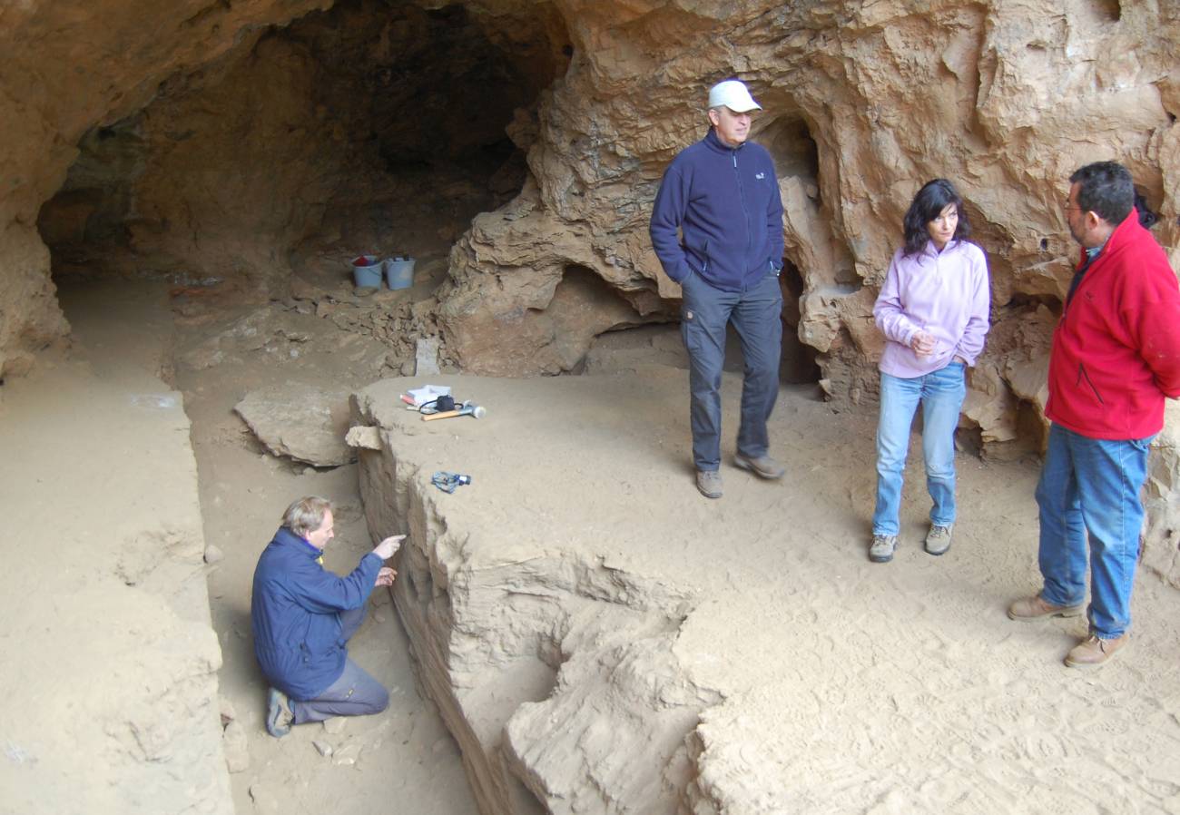 Neandertales cobijados hace unos 50.000 años