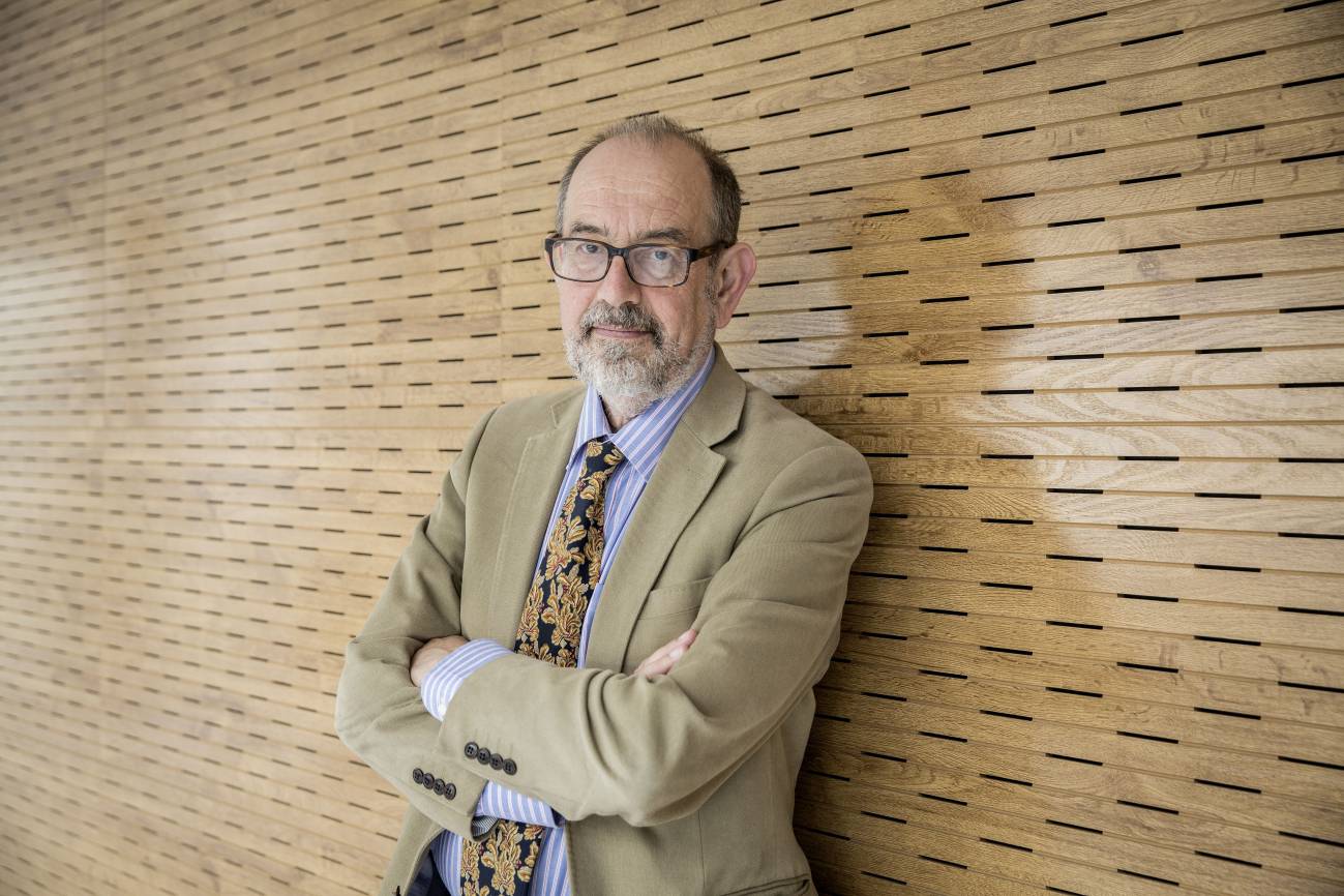 Nigel Hitchin en el el Instituto de Ciencias Matemáticas, en Madrid. / Olmo Calvo / SINC