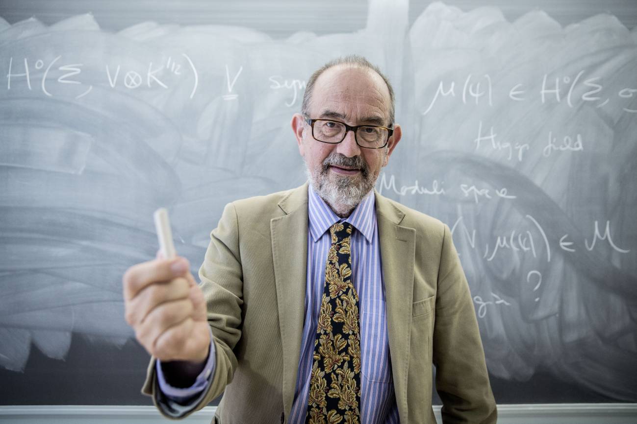 Nigel Hitchin en el el Instituto de Ciencias Matemáticas, en Madrid. / Olmo Calvo / SINC