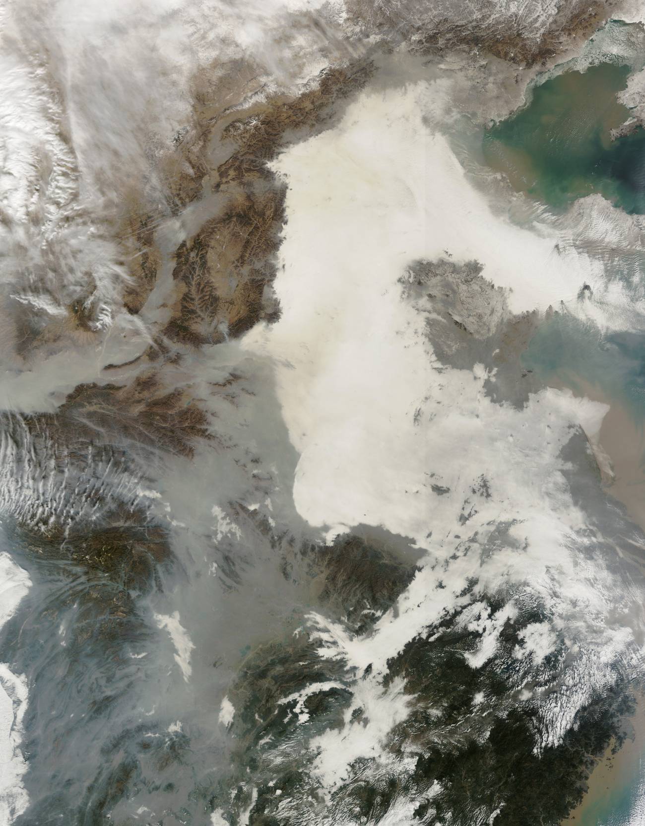 Niveles peligrosos de contaminación en China