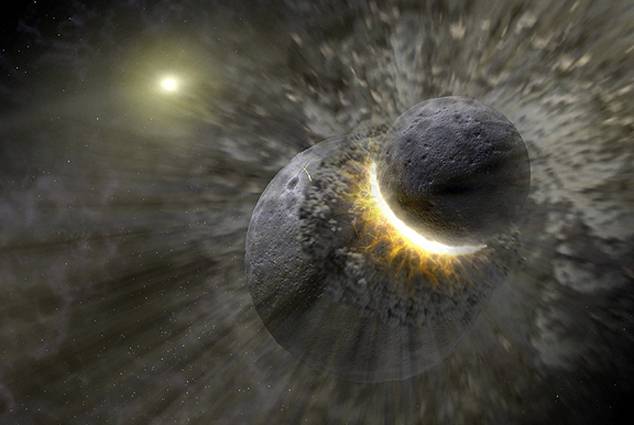 Nuevas pruebas de que la Luna surgió del gran choque entre Theia y la Tierra