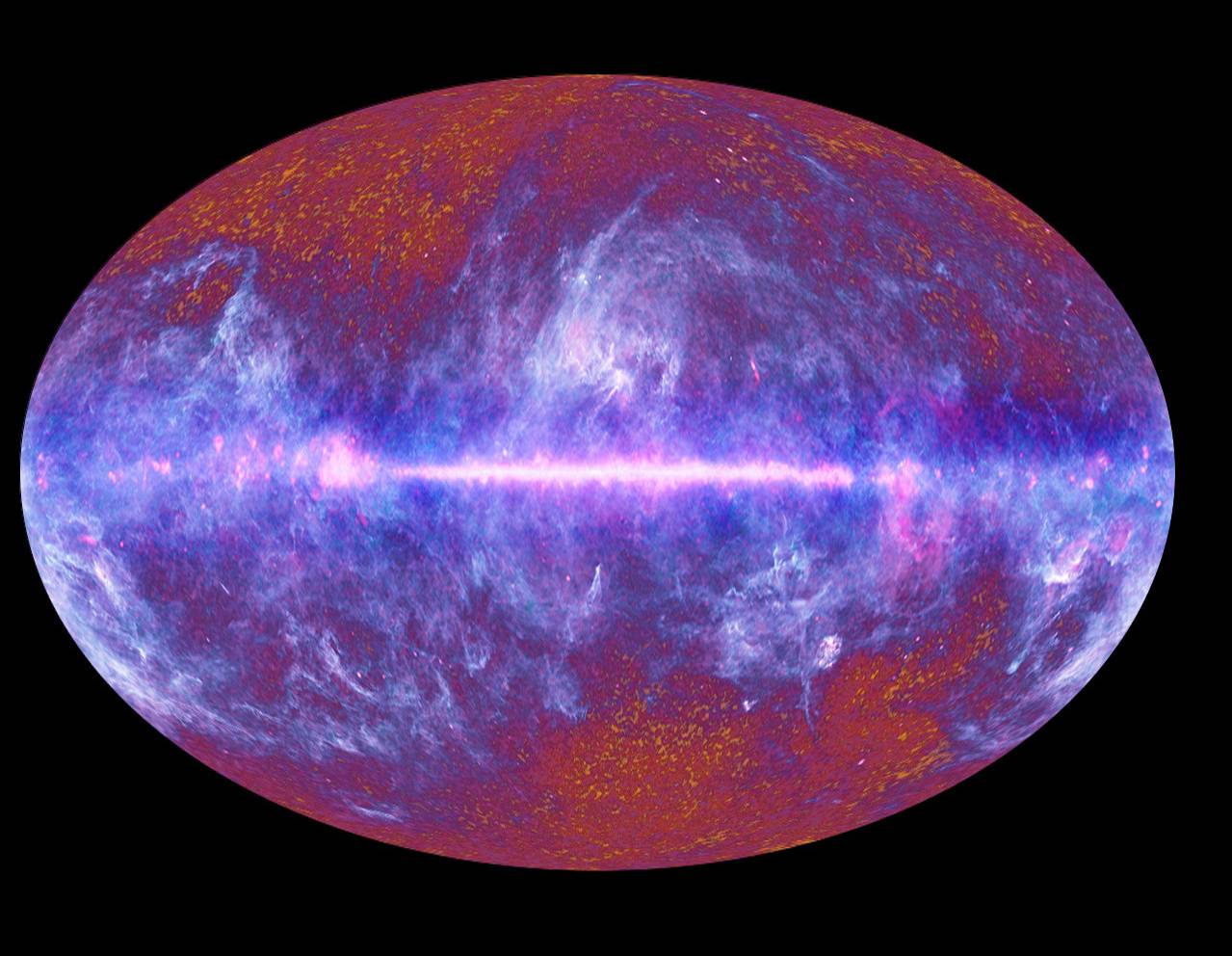 La imagen más completa del universo tomada hasta ahora. / ESA