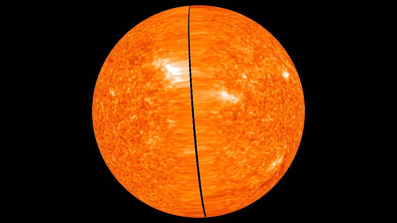 Observan a la vez las dos caras del Sol