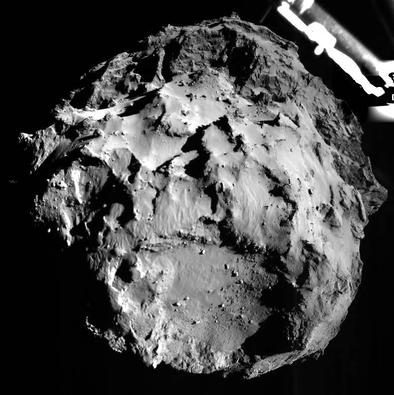 Primeras imágenes del cometa captadas por Philae