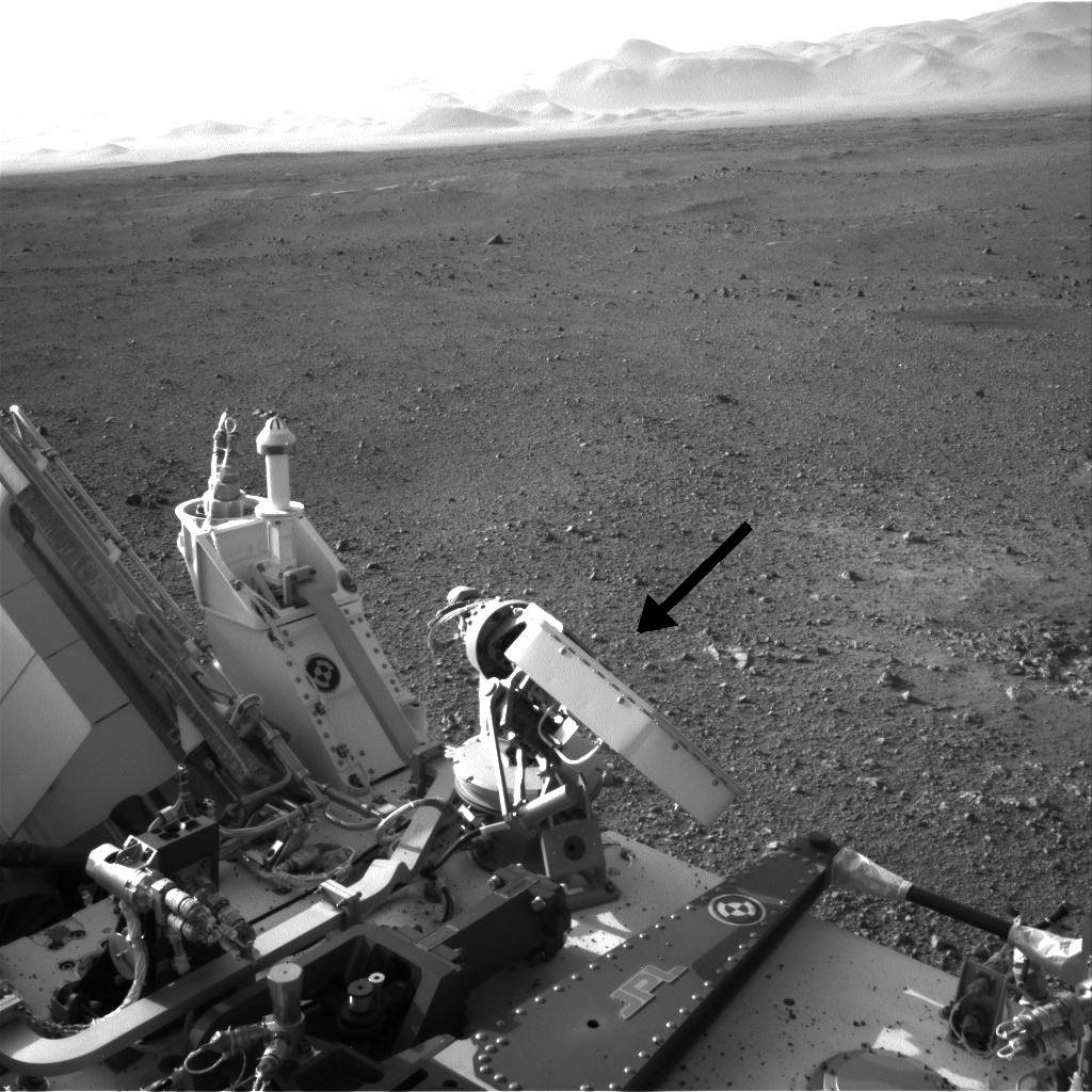 Retrato marciano de la antena española en 'Curiosity'