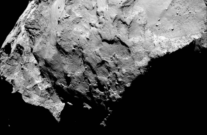 Rosetta selecciona el lugar J para aterrizar sobre el cometa