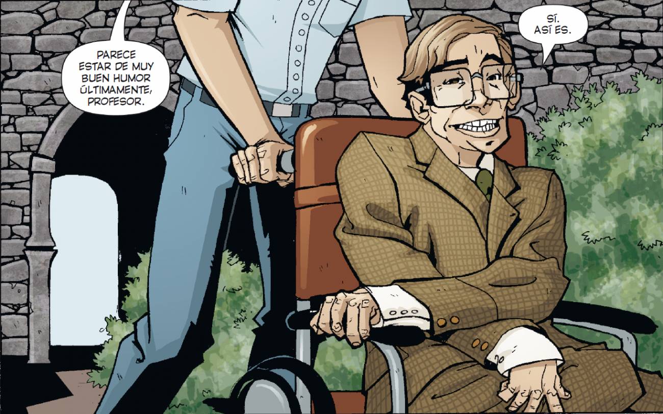 Stephen Hawking en Atomic Robo