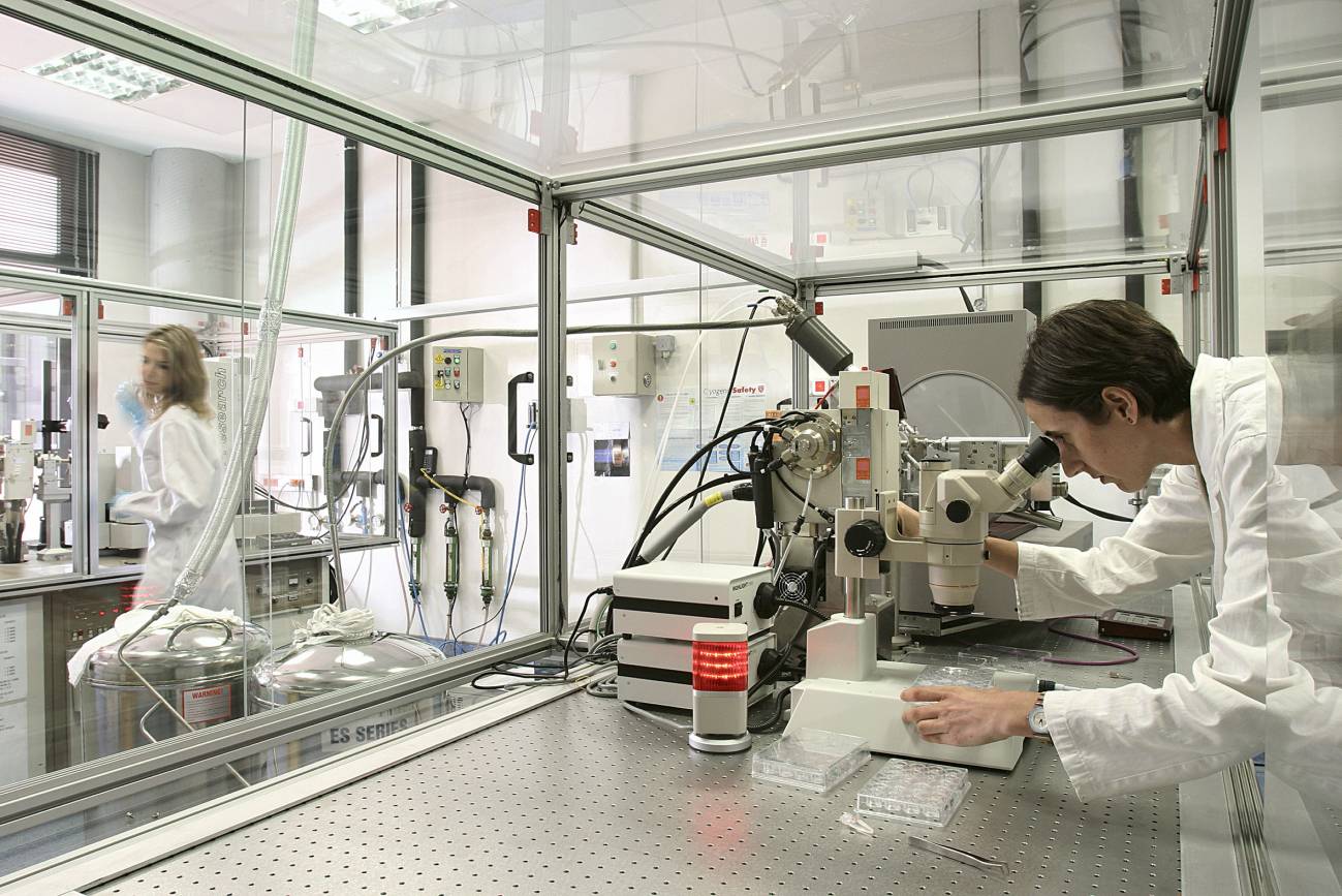 Laboratorio del Parque Científico de Barcelona. / Raimón Solà