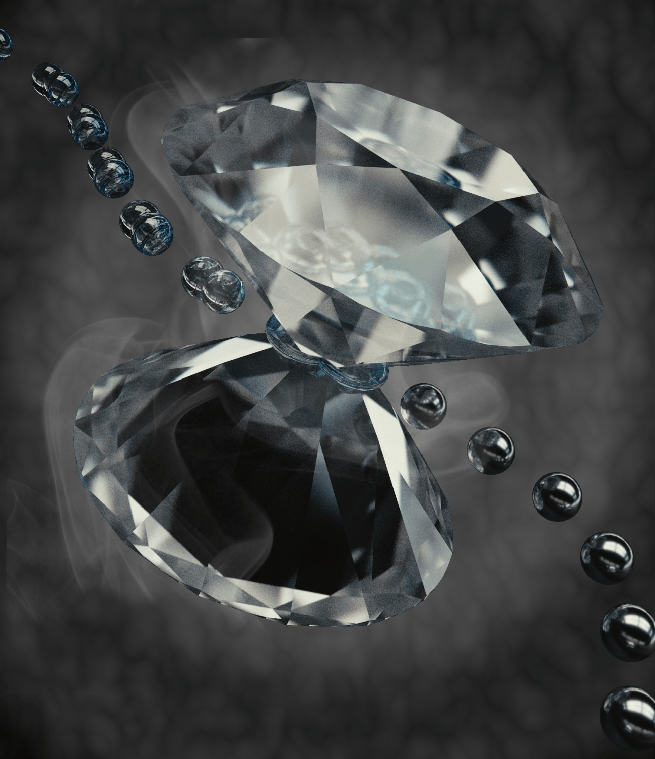 Un ‘diábolo’ de diamante para observar un nuevo estado del hidrógeno