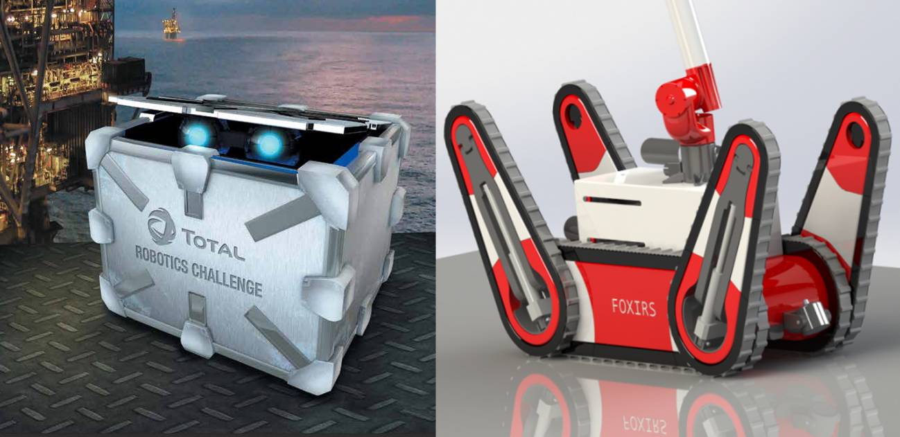 Un robot hispano-portugués compite para trabajar en plataformas petrolíferas