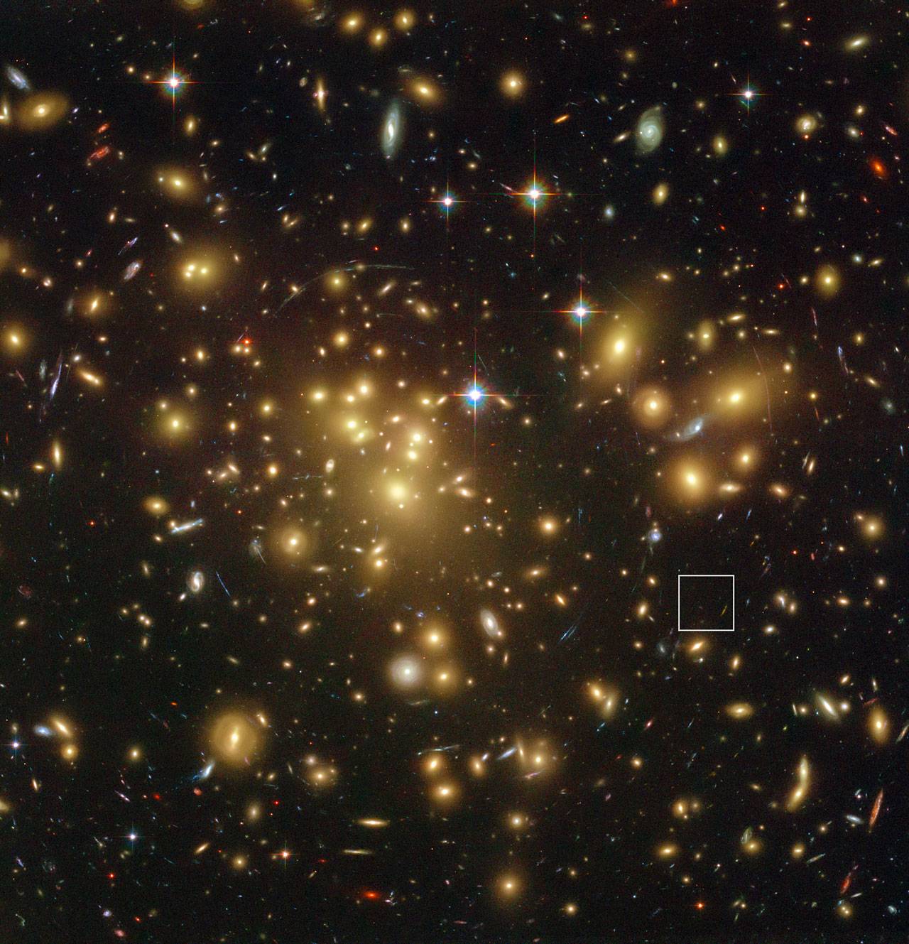 Una galaxia envejecida en un joven universo