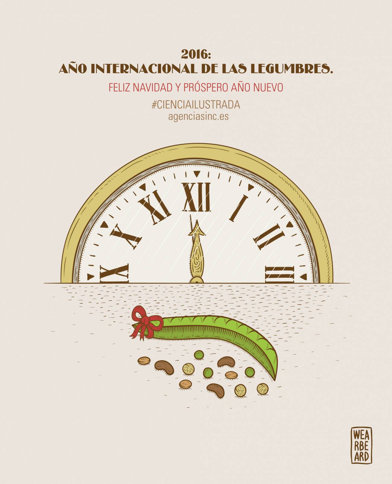 Ilustración Año Internacional de las Legumbres 2016./ Wearbeard