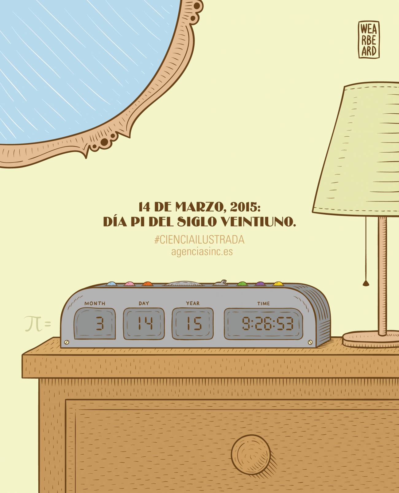 El 14 de marzo de 2015 a las 9:26:53, vive con π el momento más friki del siglo