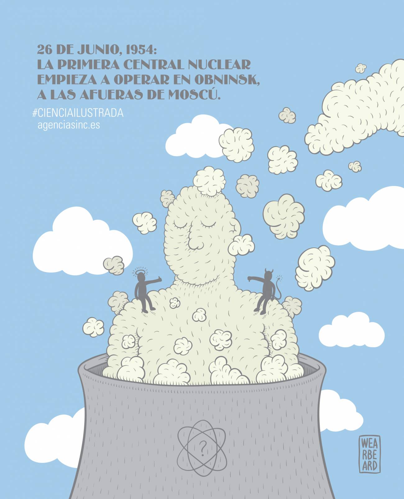 La primera central nuclear enciende el debate energético