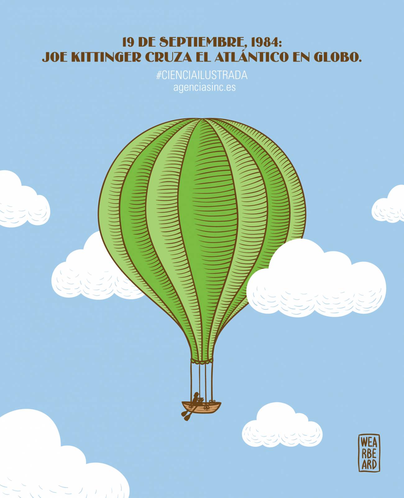 La travesía en globo de Joe Kittinger sobre el Atlántico