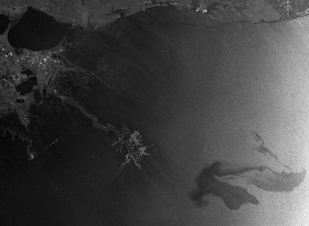 Muestran el vertido de crudo en el Golfo de México
