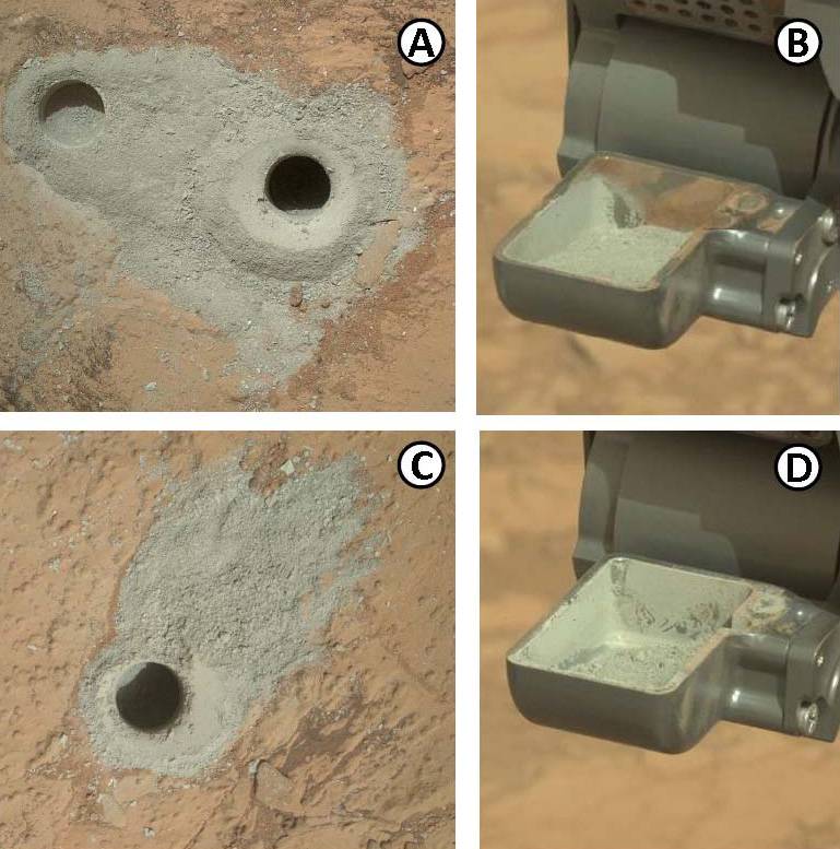 Pozos y polvos de perforación