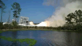 Así se prueba el motor de un vehículo espacial