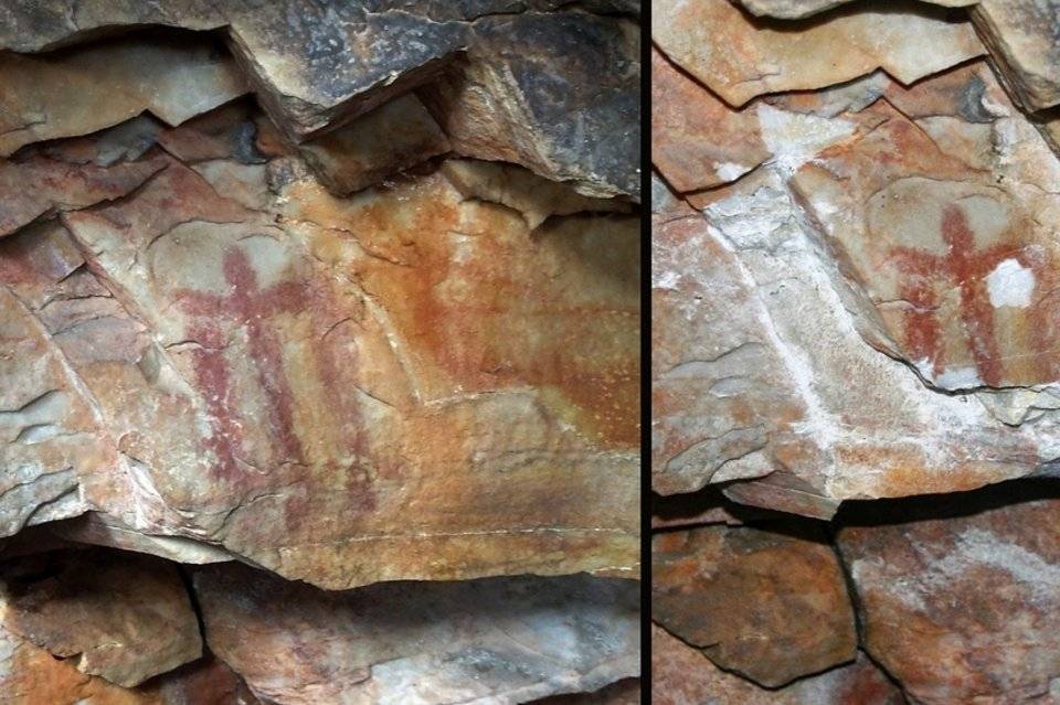 Destrozada una pintura rupestre patrimonio de la humanidad en Jaén