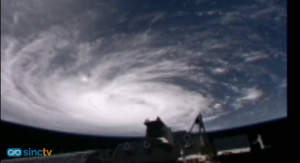 El huracán Katia, visto desde la Estación Espacial Internacional 