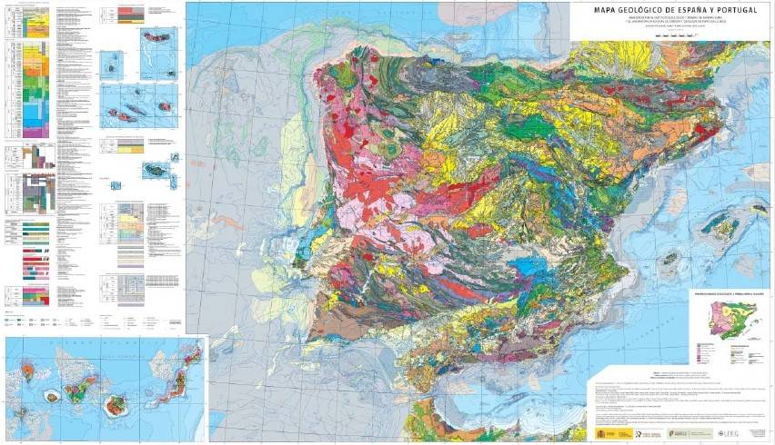 El IGME elabora el primer mapa geológico de España 