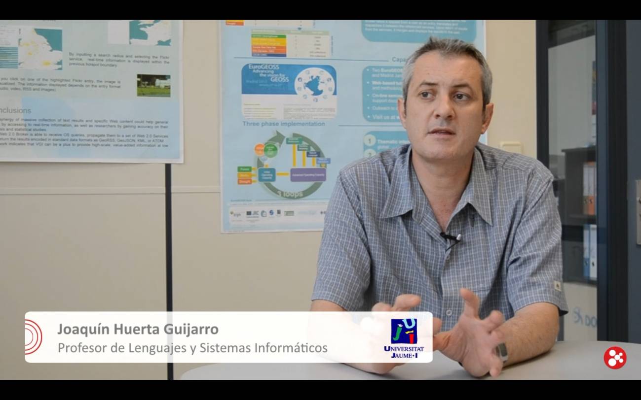 El profesor de Lenguajes y Sistemas Informáticos Joaquín Huerta Guijarro
