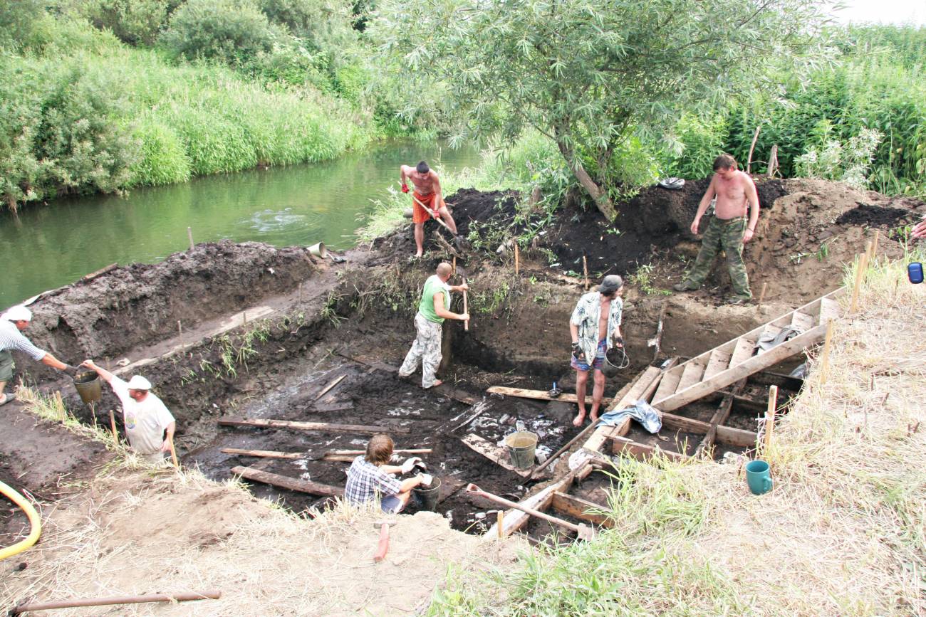 Herramientas encontradas en el yacimiento de la cuenca del río Dubná, cerca de Moscú. Imagen: CSIC.