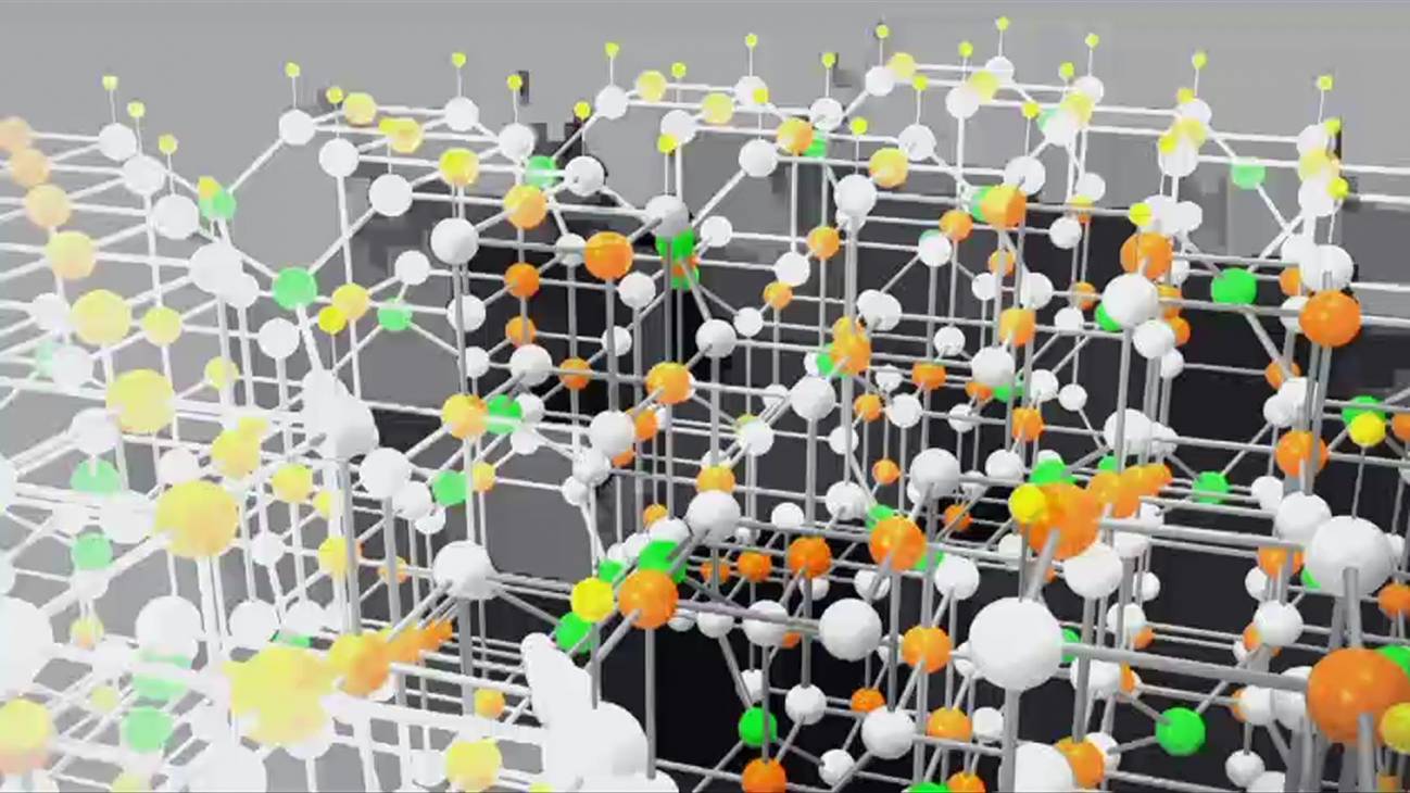 Nanocristales de óxido de hierro. 
