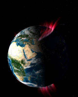 La Aurora Polar vista desde el espacio