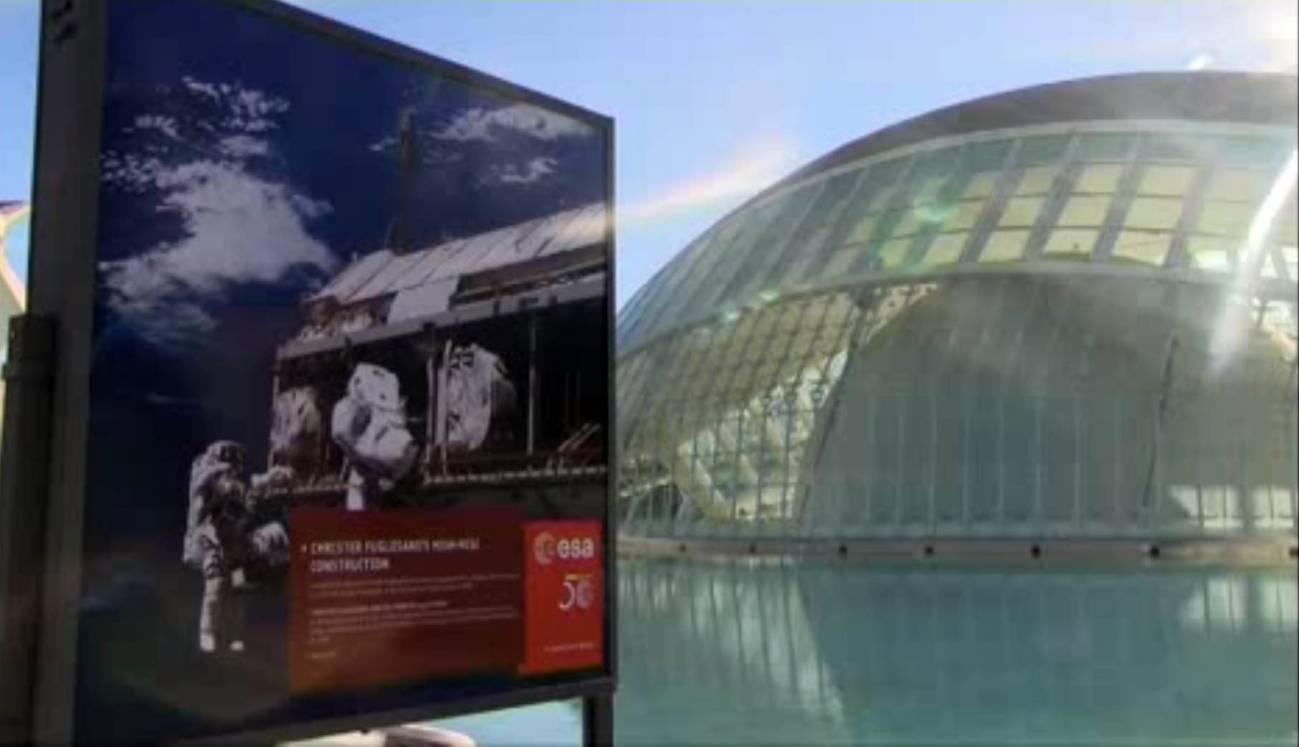 La historia espacial europea se expone en Valencia