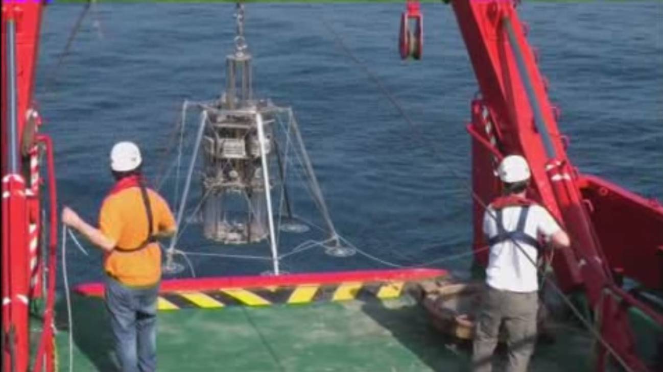 Científicos del CSIC estudian fondos mediterráneos.